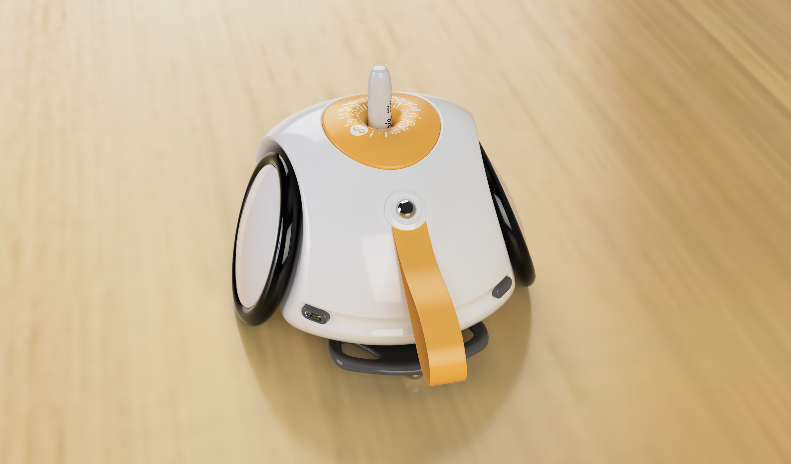 DoodleBot model view, back