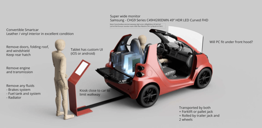 event design smart car driving simulator