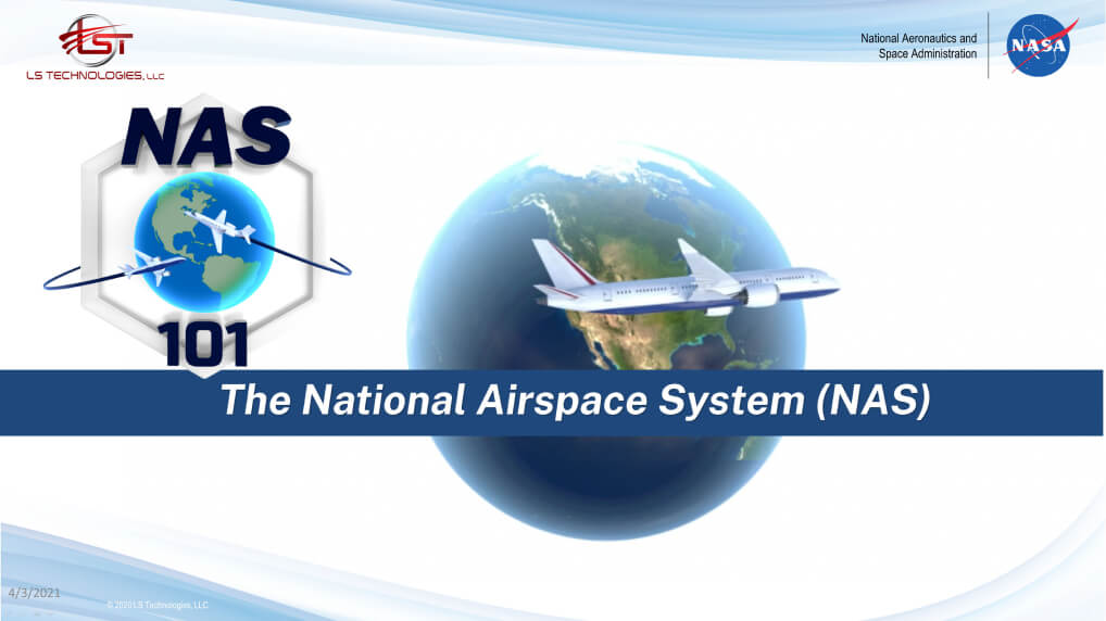 NASA NAS101 national airspace training graphic