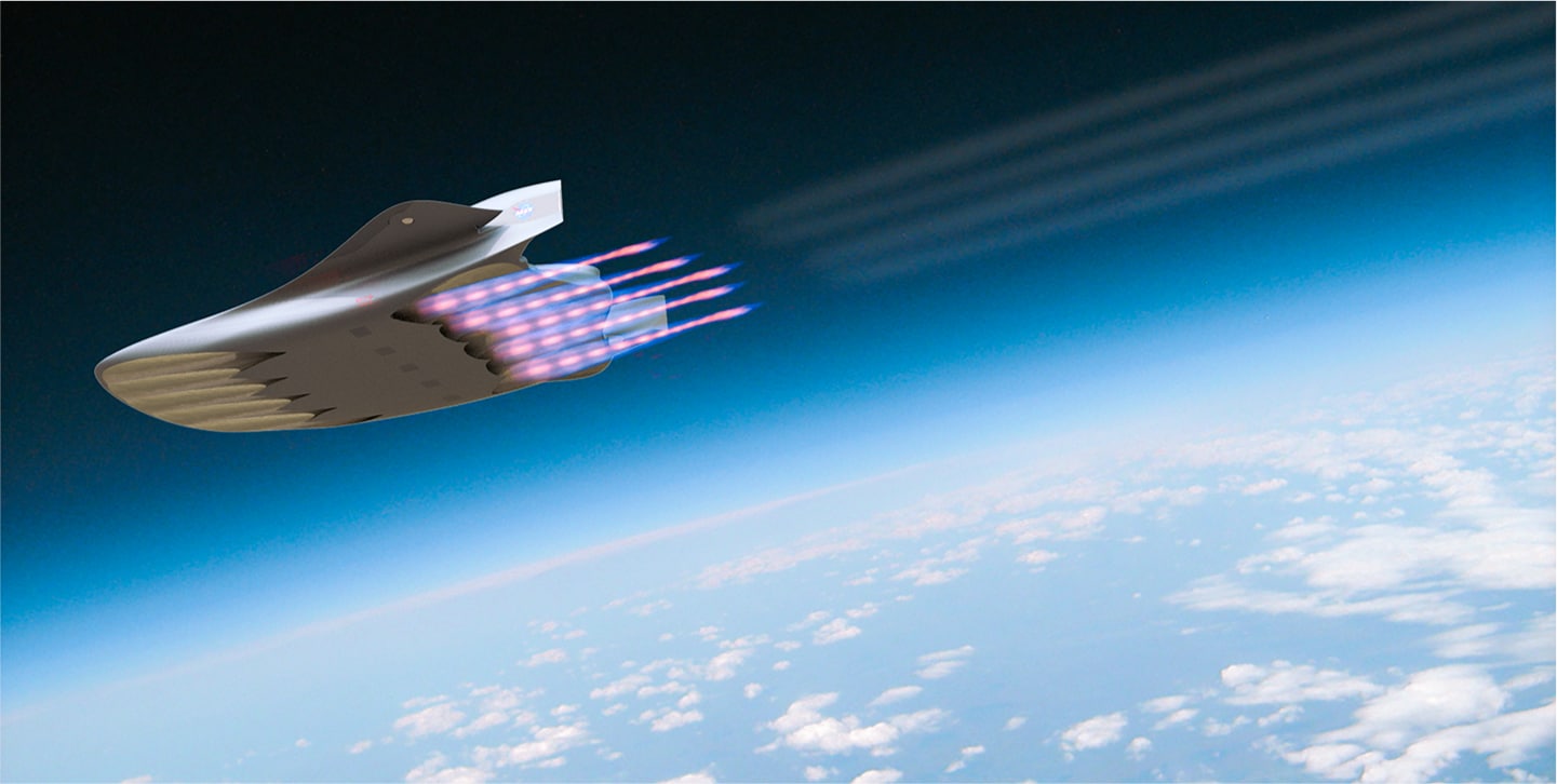 NASA hypersonic cargo transport concept — still 3 of 5