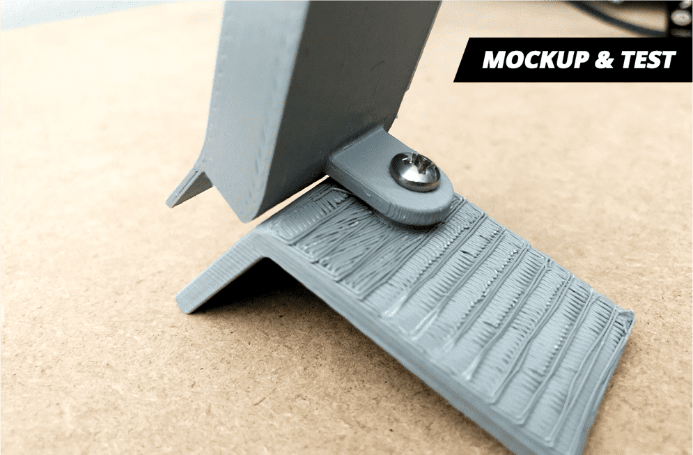 mockup test stand
