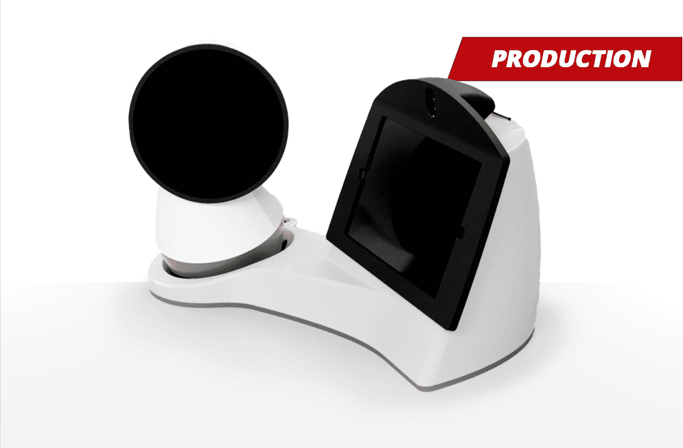 mount and stand production part front