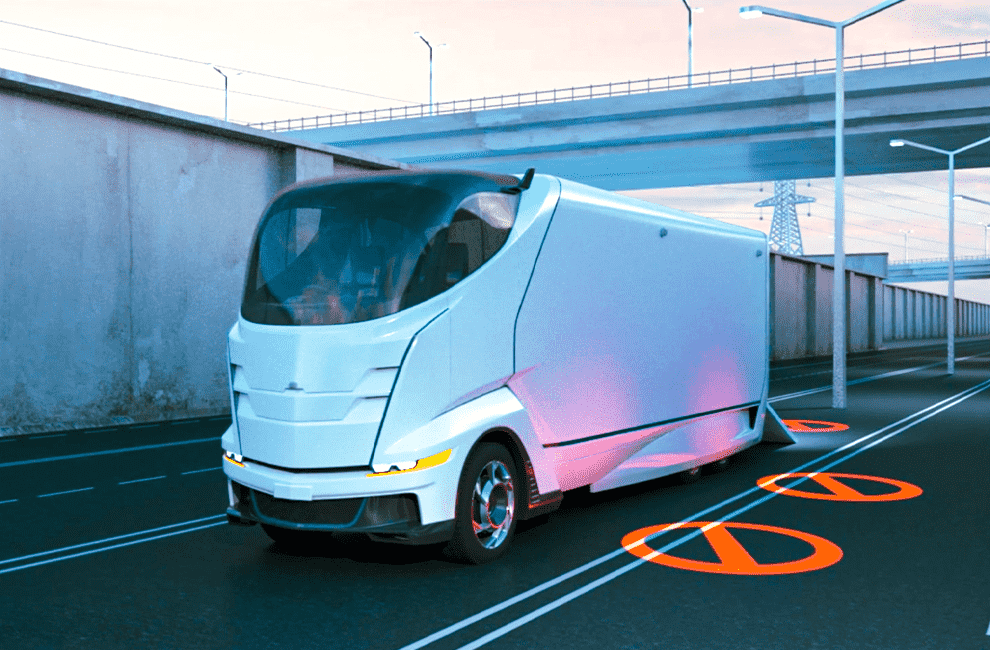 warning lighting truck concept