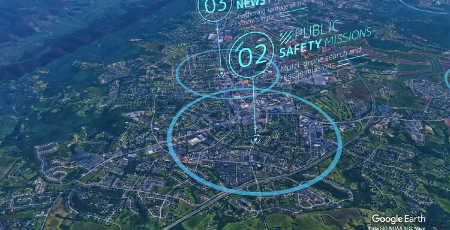 Aerial Map of Virginia Tech