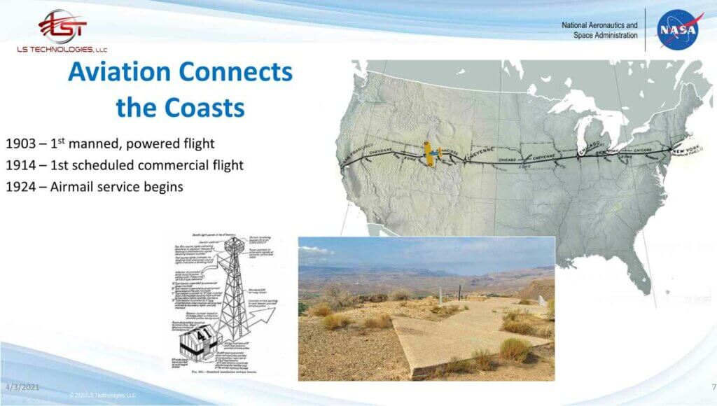 History of Commercial Flight coast to coast